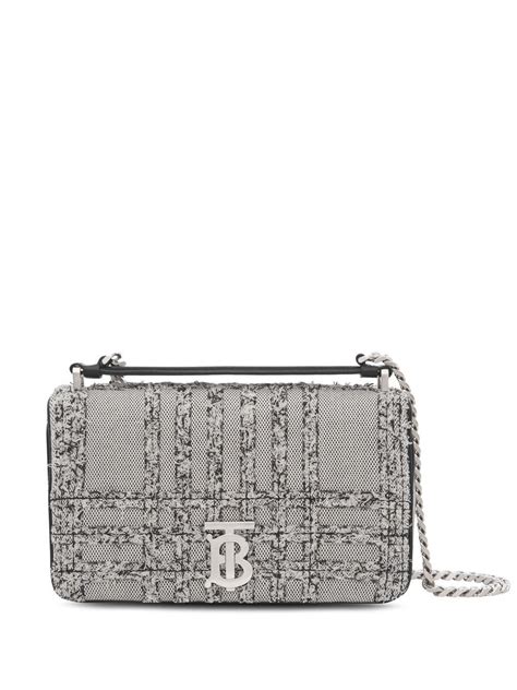 burberry perforated bag black